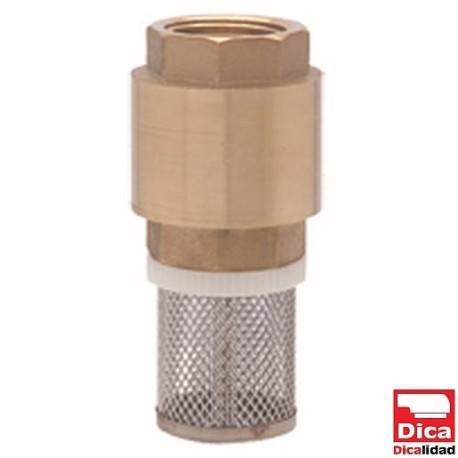 VALVULA PICHANCHA CON CANASTILLA ACERO INOXIDABLE 25 DICA 4045R25  901D-4045R25