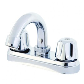 MEZCLADORA PARA LAVABO 4" TIPO BAR CON MANERALES CROMO DICA 4040  901D-4040