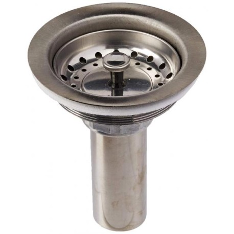 CONTRACANASTA DICA FREGADERA ACERO INOXIDABLE TUBO DE LATON 3813M  901D-3813M