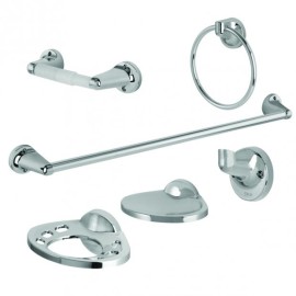 JUEGO DE ACCESORIOS PARA BANO 6 PZ CROMO DICA 4000TS  901D-4000TS