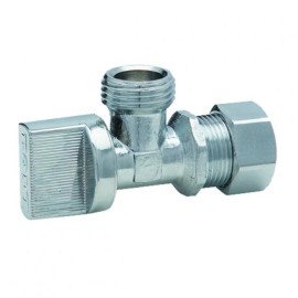 LLAVE CONTROL ANGULAR 1/4 VTA BARRIL CROMO DICA 3401CVB  901D-3401CVB