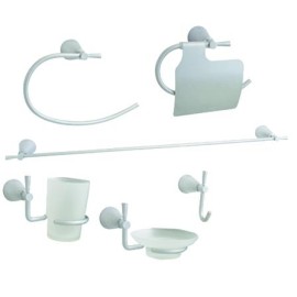 JUEGO DE ACCESORIOS PARA BANO 6 PZ CROMO 2800 DICA  901D-2800