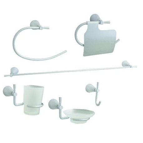 JUEGO DE ACCESORIOS PARA BANO 6 PZ CROMO 2800 DICA  901D-2800