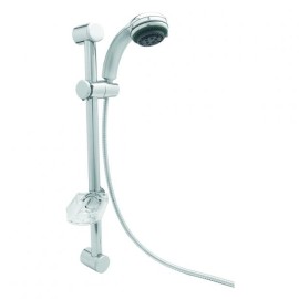 REGADERA DE TELEFONO CON BARRA MURAL CROMO DICA 3008BM  901D-3008BM