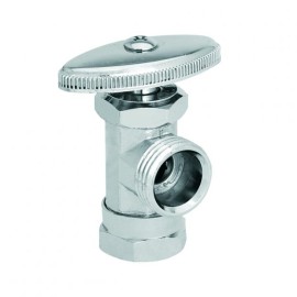 LLAVE DE CONTROL ANGULAR BARRILITO SIN CONTRATUERCA CROMO DICA 3401BSC  901D-3401BSC