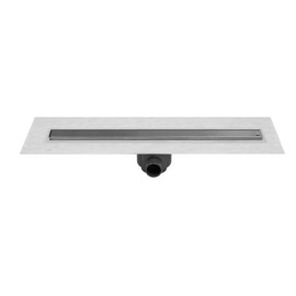 Coladera lineal con cubierta reversible de acero inoxidable (50 cm)    CR50INOX   URREA 901AD-CR50INOX