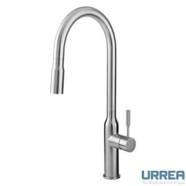 Monomando para cocina con nariz flexible y 2 funciones INOX    94959INOX   URREA 901AD-94959INOX