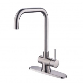 Monomando para cocina sencillo con cubierta INOX    9444INOX   URREA 901AD-9444INOX