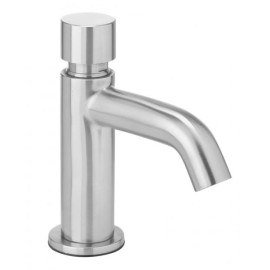 Llave temporizadora INOX para lavabo    9243INOX   URREA 901AD-9243INOX