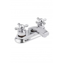 Mezcladora de 4" para lavabo con manerales de cruceta NIZA    59CN   URREA 901AD-59CN