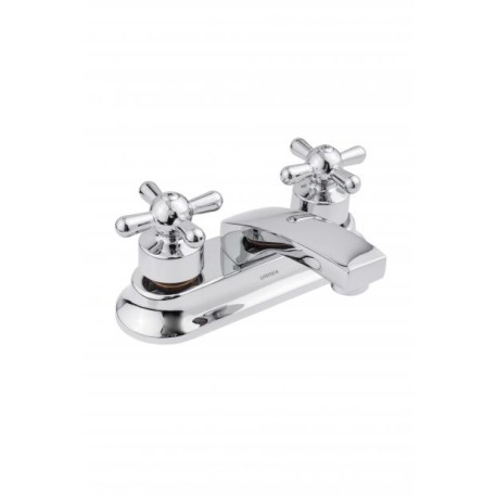 Mezcladora de 4" para lavabo con manerales de cruceta NIZA    59CN   URREA 901AD-59CN