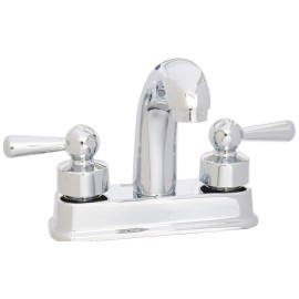 Mezcladora de 4" para lavabo con manerales de palanca NIZA    50PN   URREA 901AD-50PN