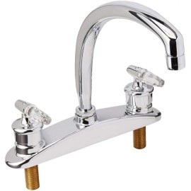 Mezcladora de 8" para cocina con cubierta y manerales LEBARON    324LB   URREA 901AD-324LB