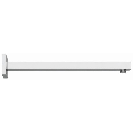 Brazo de regadera recto a pared cuadrado de 45 cm INOX    2305INOX   URREA 901AD-2305INOX