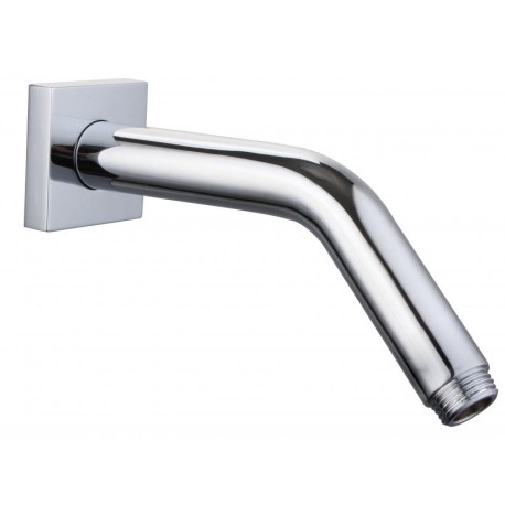 Brazo de regadera a pared con chapeton cuadrado    2314   URREA 901AD-2314