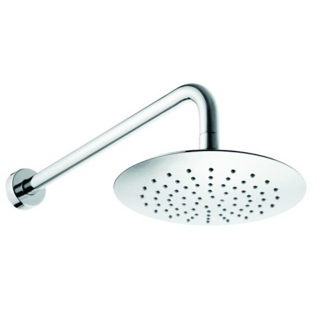 Regadera de plato redonda de 20cm con brazo y chapeton VERMONT    2095B9   URREA 901AD-2095B9