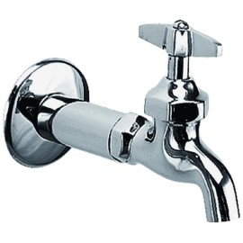 Llave individual de maneral plano, con niple y chapeton    18L   URREA 901AD-18L