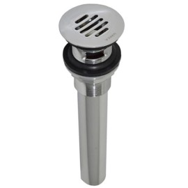 Contra de laton con/sin rebosadero y rejilla para lavabo    3820   URREA 901AC-3820