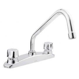 Mezcladora de 8" para cocina con cubierta y manerales QUEEN    318QC   URREA 901AC-318QC
