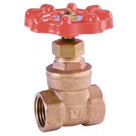 VALVULA DE COMPUERTA ROSCABLE DE BRONCE 19MM 200PSI       URREA 901C-VCR0119