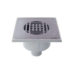 COLADERA COMPACTA CON REJILLA DE ACERO INOXIDABLE       URREA 901C-CV15INOX
