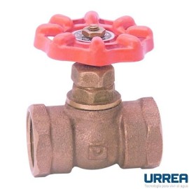 VALVULA DE GLOBO ROSCABLE, COMPACTA DE BRONCE 25MM 100PSI       URREA 901C-6525