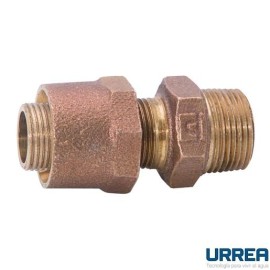 CONECTOR DE POLIETILENO ALTA DENSIDAD A HIERRO 125 L 13MM       URREA 901C-44PH13