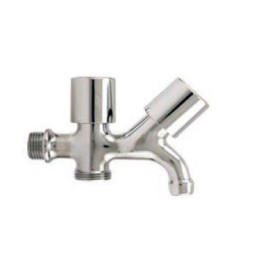 LLAVE DE DOBLE NARIZ CROMADA 1/2*1/2       URREA 901C-19CD