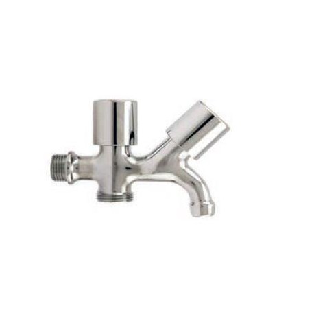 LLAVE DE DOBLE NARIZ CROMADA 1/2*1/2       URREA 901C-19CD