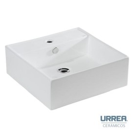 LAVABO ORION SOBRE PONER CASSIA 1 TALADRO BLANCO URREA LV1035A021 901O-52500025