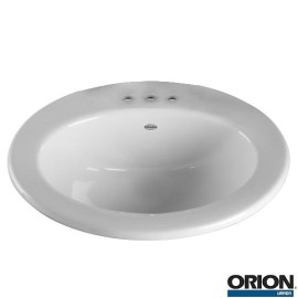 LAVABO ORION SOBRE CUBIERTA VENUS 4" BLANCO 52060021 901O-52060021