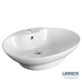 LAVABO ORION SOBRE PONER MIROS 1 TALADRO CON REBOSADERO BLANCO LV1052A021 901O-52106021