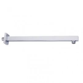 BRAZO Y CHAPETON PARA REGADERA DE PARED CUADRADO CROMO 40 CM DICA 4550BRC  901D-4550BRC