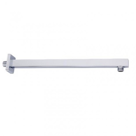 BRAZO Y CHAPETON PARA REGADERA DE PARED CUADRADO CROMO 40 CM DICA 4550BRC  901D-4550BRC