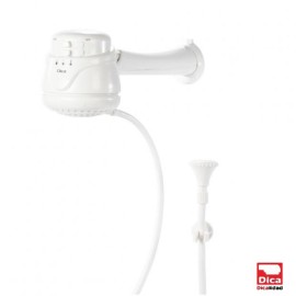REGADERA ELECTRICA DICA 3 TEMPERATURAS CON BRAZO, CHAPETON Y REGADERA DE MANO BLANCA 4530EL  901D-4530EL