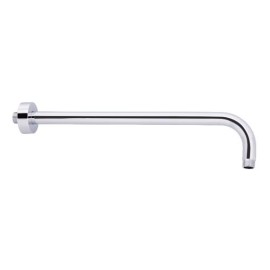 BRAZO PARA REGADERA REDONDO DICA 40 CM CON CHAPETON ACERO INOXIDABLE CROMO 4550BRR  901D-4550BRR