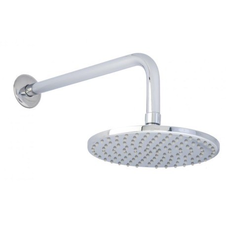 REGADERA CON BRAZO A PARED PLATO REDONDO CROMO DICA 4515B  901D-4515B
