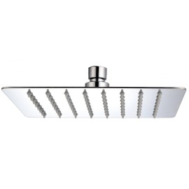 REGADERA DE PLATO CUADRADO DICA 20 CM ACERO INOXIDABLE CROMO SIN BRAZO 4538C  901D-4538C