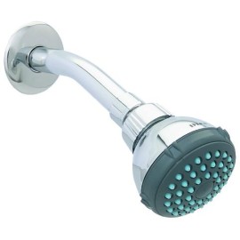 REGADERA CON BRAZO Y CHAPETON LIMPIA FACIL ECOLOGICO CROMO DICA 4506BV  901D-4506BV
