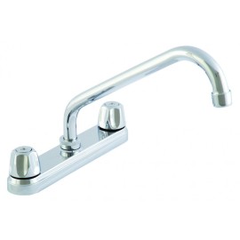 VALVULA MEZCLADORA PARA FREGADERO 8" CON MANERALES CROMO DICA 4326  901D-4326