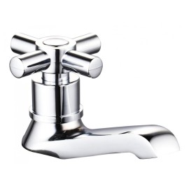 LLAVE PARA LAVADERO INDIVIDUAL CON MANERALES DE CRUZ CROMO DICA 4244IN  901D-4244IN