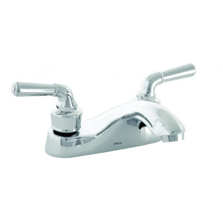 MEZCLADORA PARA LAVABO 4" CON MANERALES CROMO DICA 4063  901D-4063