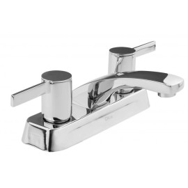 MEZCLADORA PARA LAVABO 4" CON CUBIERTA Y MANERALES DE PALANCA CROMO DICA 4057  901D-4057