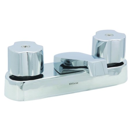 MEZCLADORA PARA LAVABO 4" CON MANERALES DICA 4048V  901D-4048V