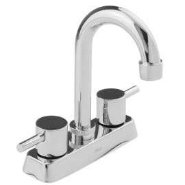 MEZCLADORA PARA LAVABO 4" TIPO BAR CON CUBIERTA Y MANERALES CROMO DICA 4066  901D-4066